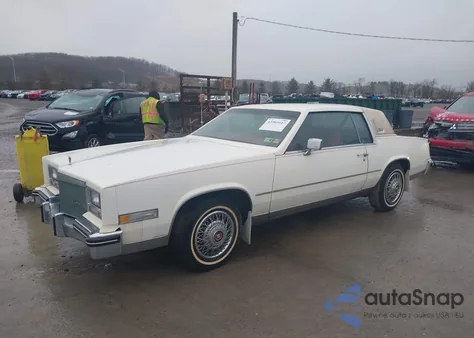 1985 Cadillac Eldorado z USA, uszkodzony, nr VIN 1G6EL5782FE66949